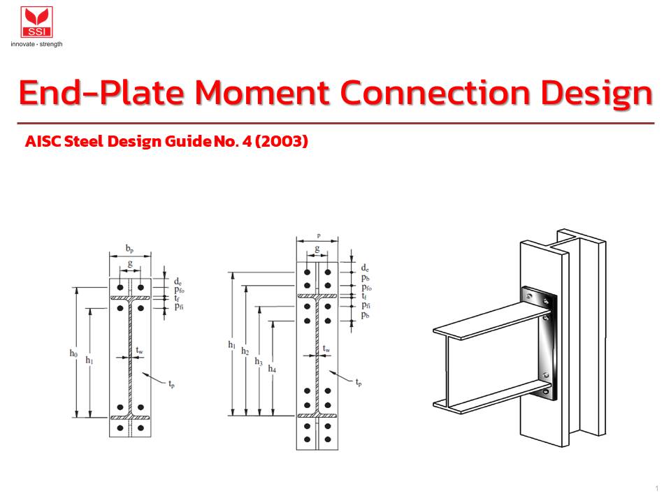 การออกแบบ End-plate connection