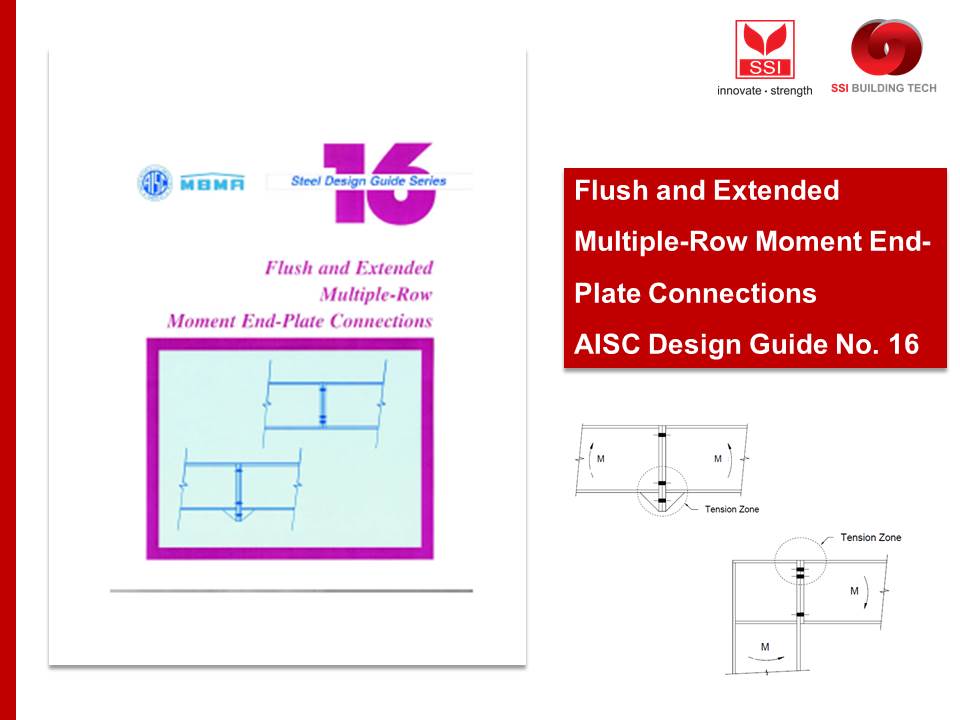 จุดเชื่อมต่อโครงสร้างเหล็ก End – Plate Moment Connection AISC Design Guide No. 16