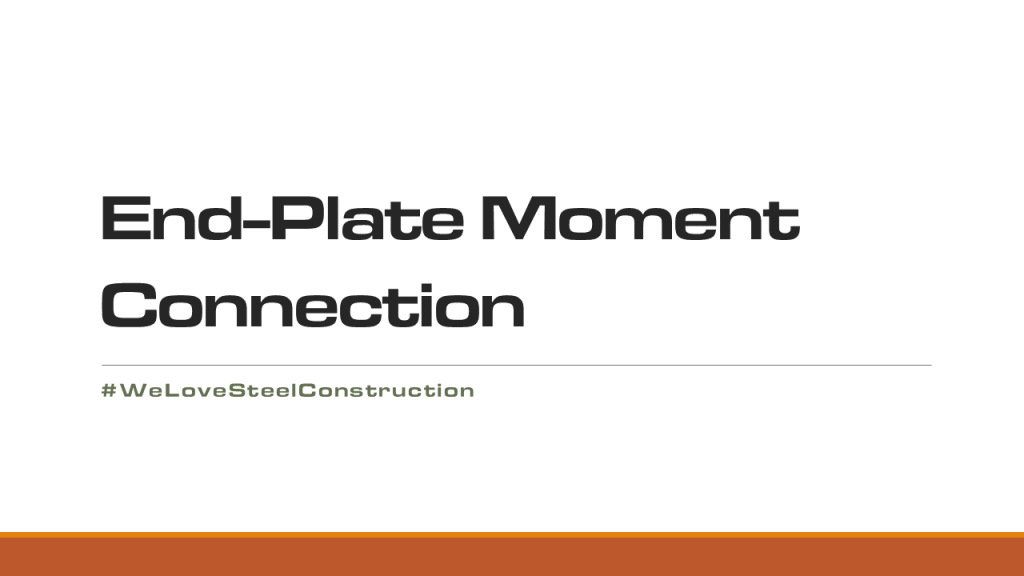 หลักการของ End-Plate Moment Connection